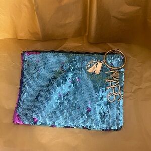 NARS Sequin Blue studio 54 collectors Cosmetic Bag